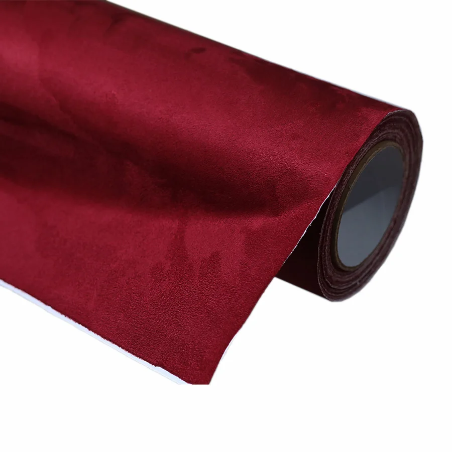 Car Velvet Fabric Suede Vinyl Wrapping Films Change Color Self Adhesive Sticker For Automobiles Interior Outside Decoration