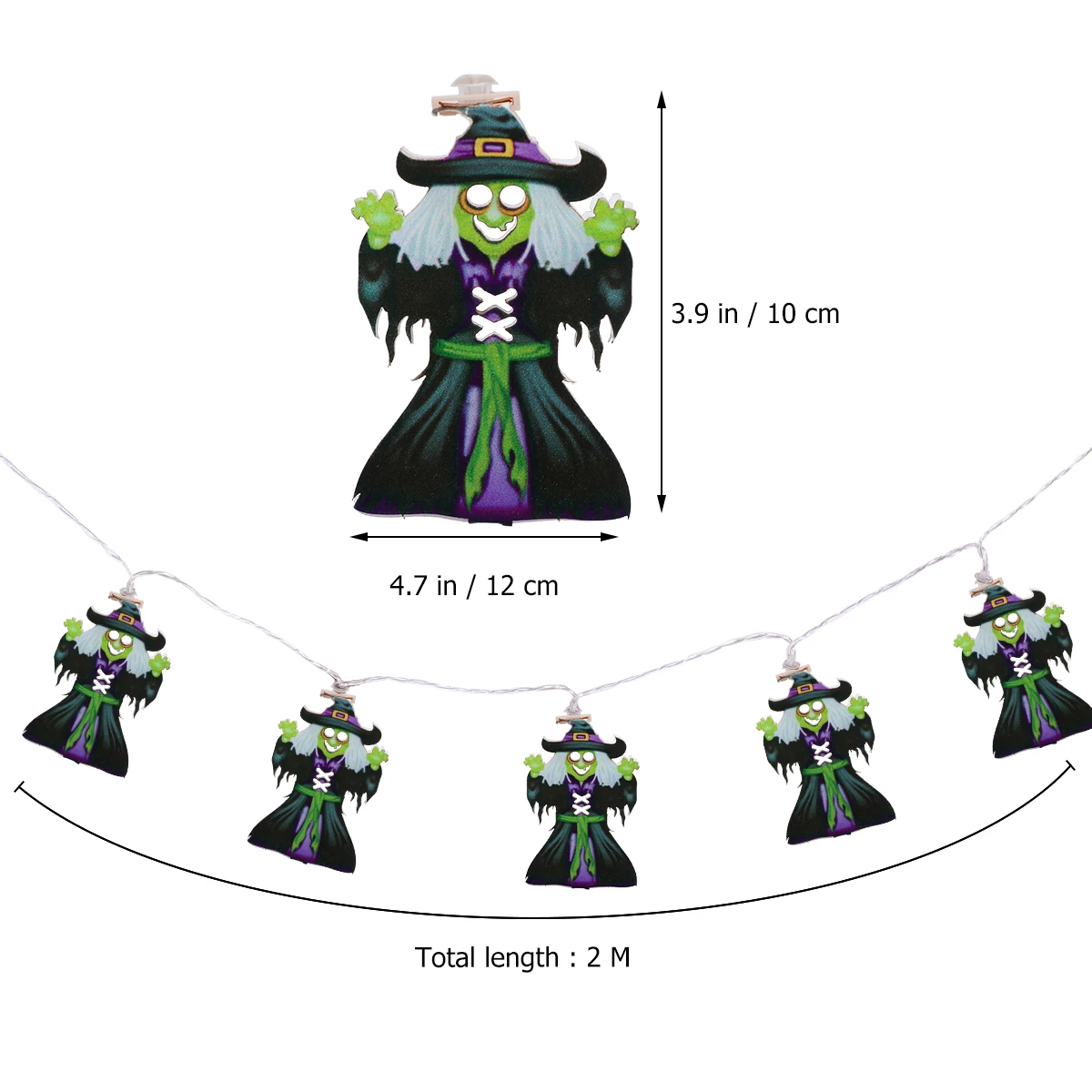 

1set 1Set Halloween Garden Halloween String Lights Lights -Powered Garden Decor Outdoor Party Festival Diy Decoration