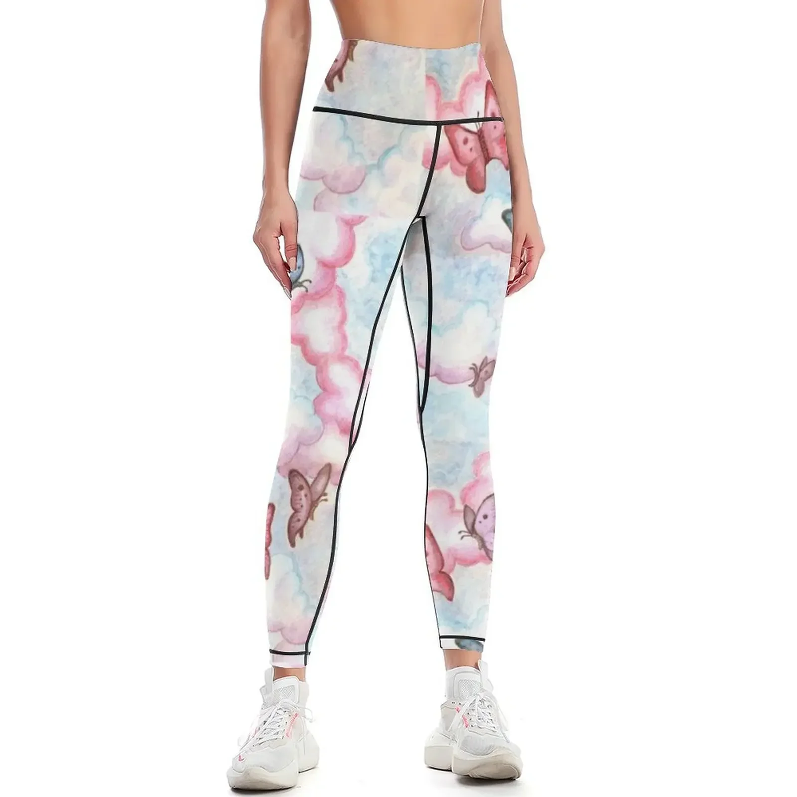 

Butterfly Fantasy Leggings legging pants raises butt Fitness woman push up legging Women's sportswear Womens Leggings