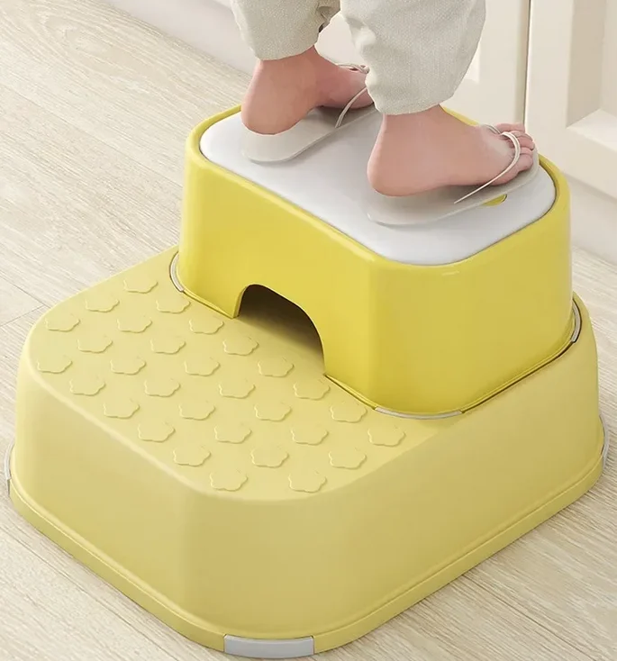 

Детская нескользящая прочная съемная подставка для ног, детская ступенька для мытья, табурет для мытья лица, подставка для ног, детский стул, скамейка