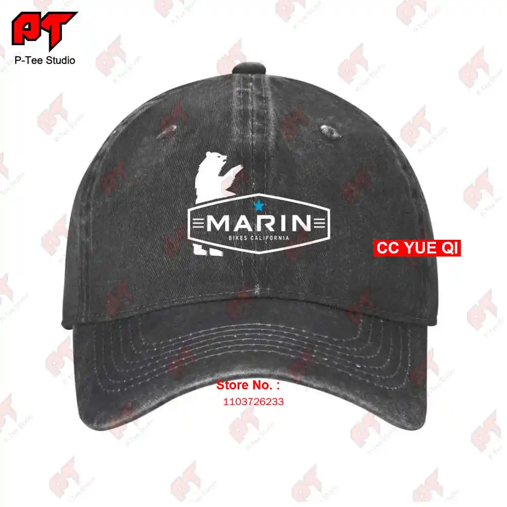 Marin Bikes California Mountain Full Suspension Trail Baseball Caps Truck Cap UNPS