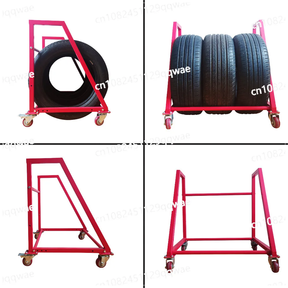 Movable tire rack truck large load-bearing safety load-bearing 100kg