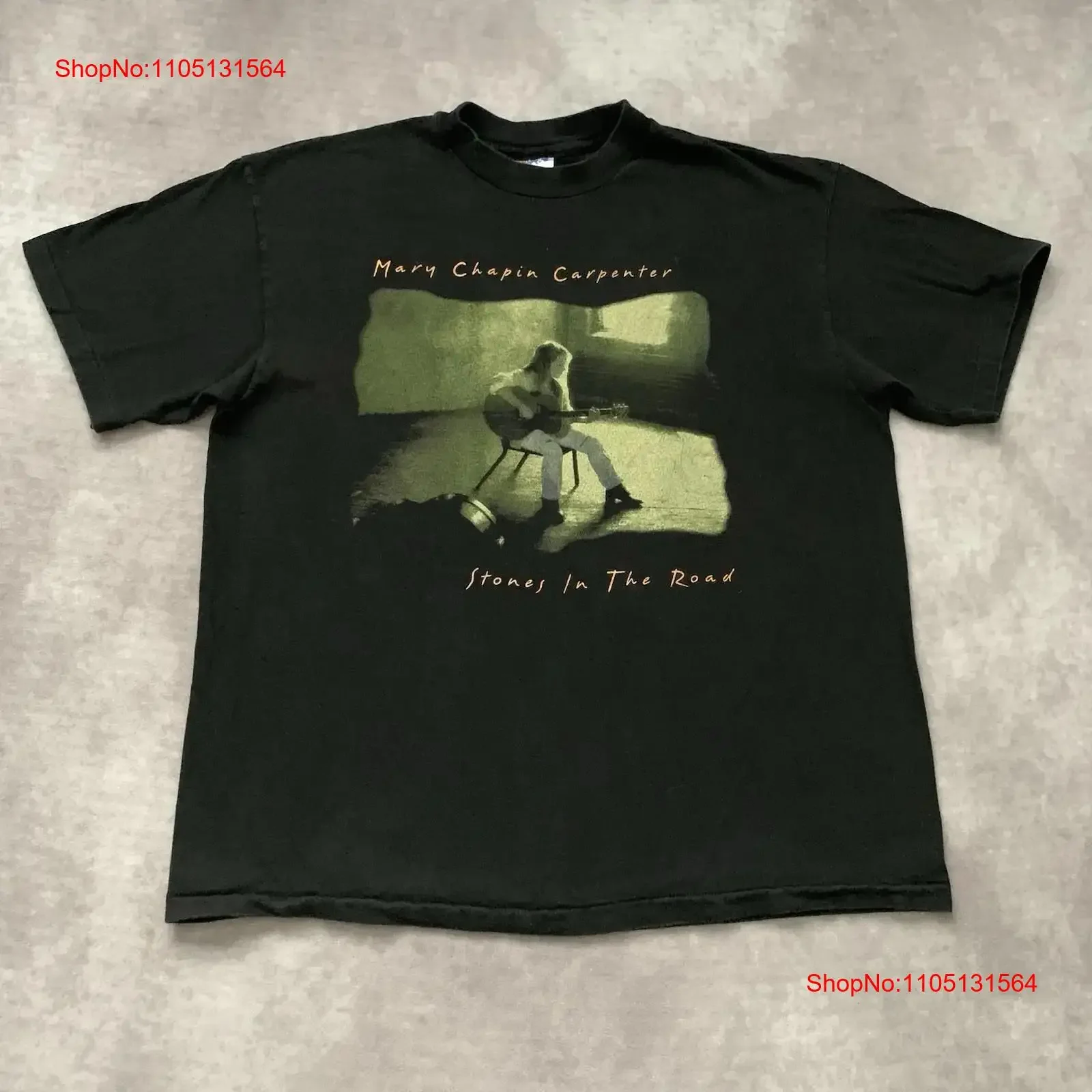 Vintage 90er Jahre Mary Chapin Carpenter Stones In The Road T-Shirt Größe L Folk Band Rock Vintage Washed Atmungsaktiv Unisex