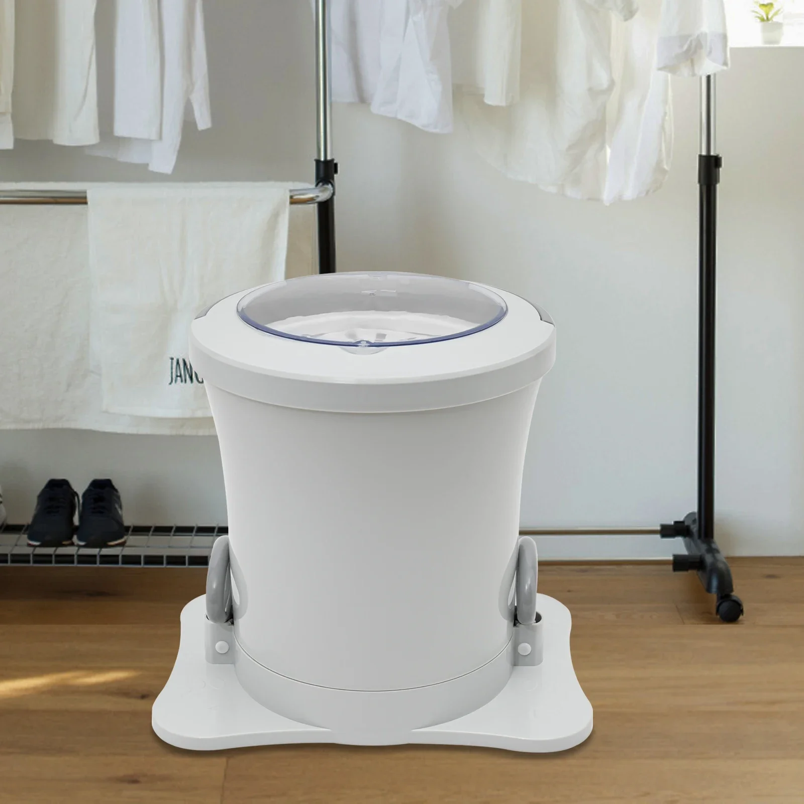 2Gal PP Portable Foot Operated Non-Electric Dehydrator Compact Manual Draw Cord Dryer Energy Saving Easy To Use