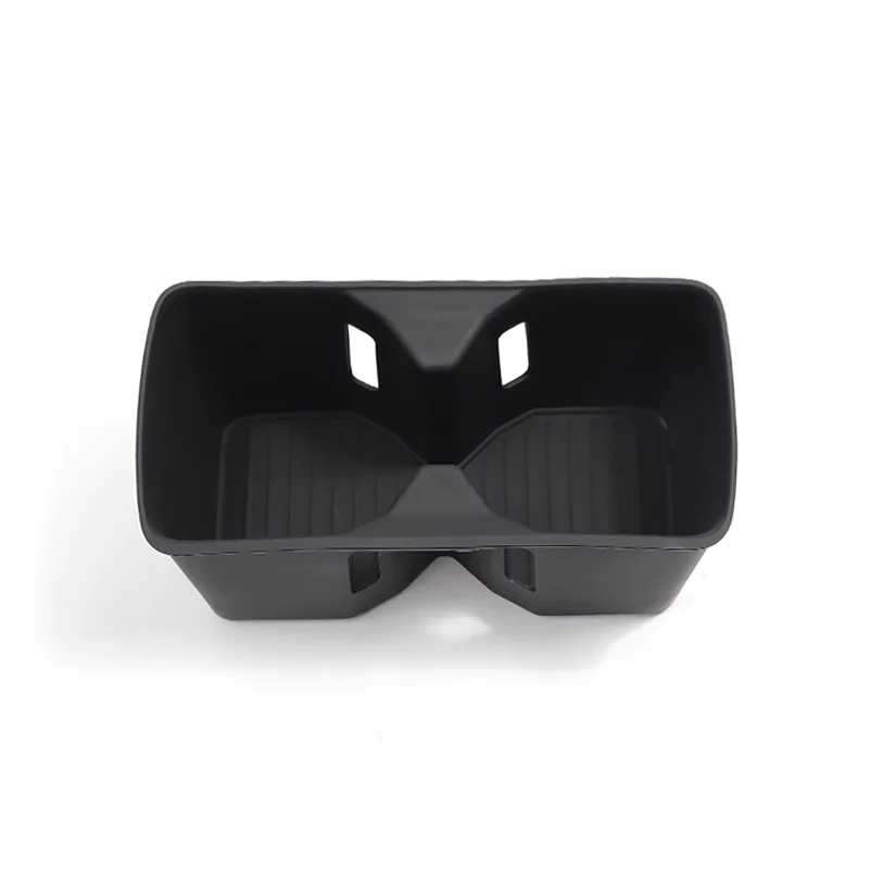 

For Hyundai Santa Fe 2024 2025 Water Cup Holder Car Accessories Silicone Shock-Absorbing Drinks Holder Storage Box Tidying Tray