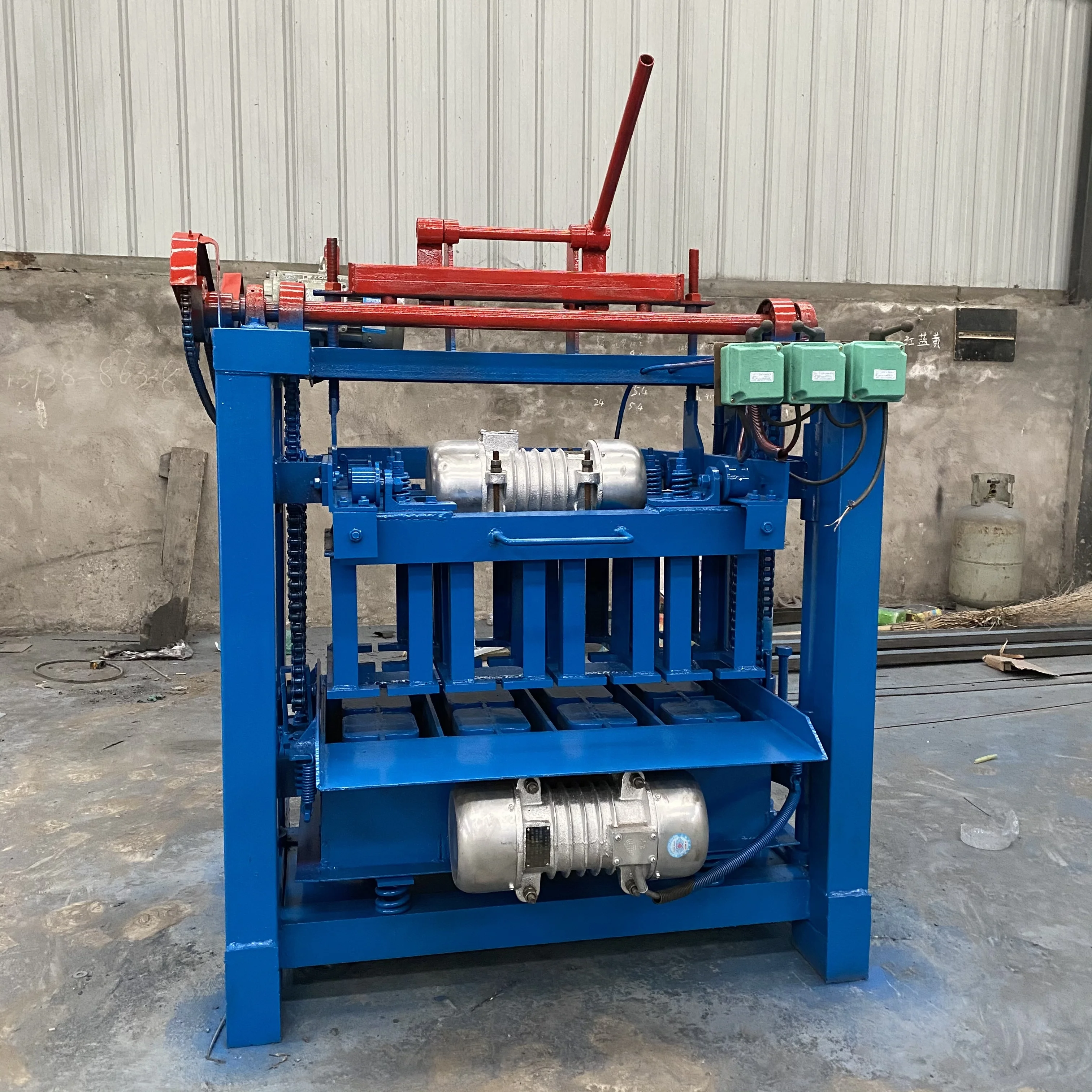 Block Machine Concrete Block Machine Stone Split Mud Clay Brick Making Machinery