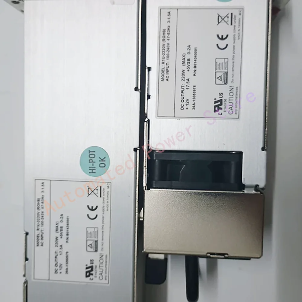 R1U2-5220V4H Cage R1U-2220V (ROHS) Power Supply 220W Industrial Control Firewall Redundant Power Supply