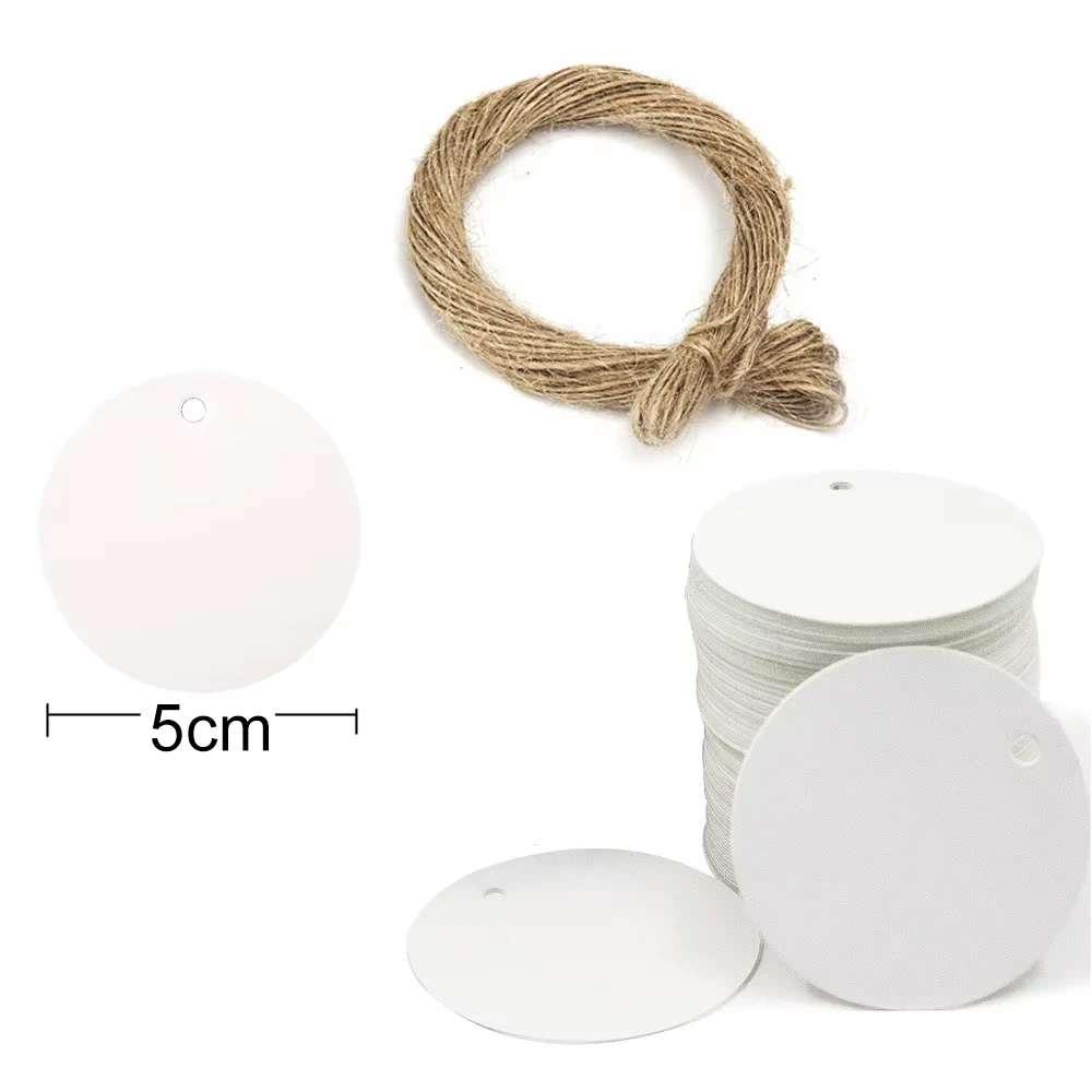 100pcs/lot Kraft Gift Tags Scalloped Edge Wedding Party Paper Tag Price Label Hang Tag Custom Tags Luggage Tag Gift Card