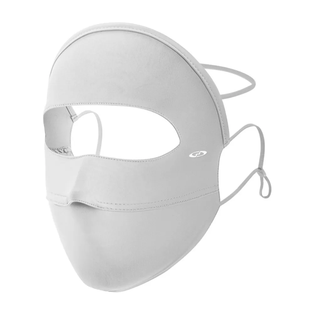 

Adjustable Sunscreen Face Scarf Ice Silk Mask Summer Face Mask Face Cover Sunscreen Veil Solid Color Face Gini Mask Women/Girls