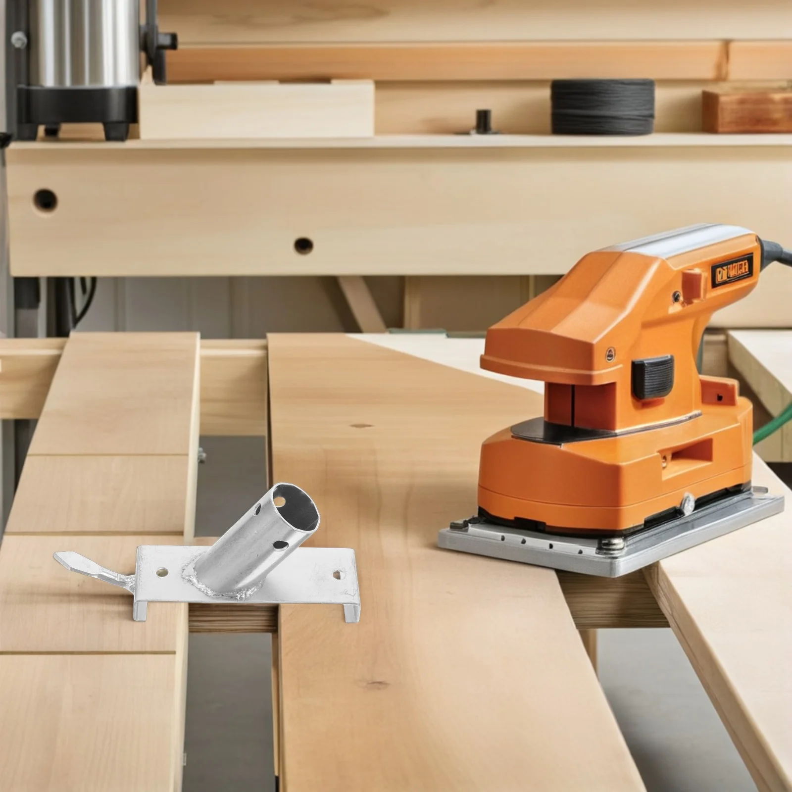 

2pcs Floor Brush Connector Iron Pole Pipe Connectors For Cleaning Broom Accessory Yard Tool Adapter Broom Head Holder Floor Tool