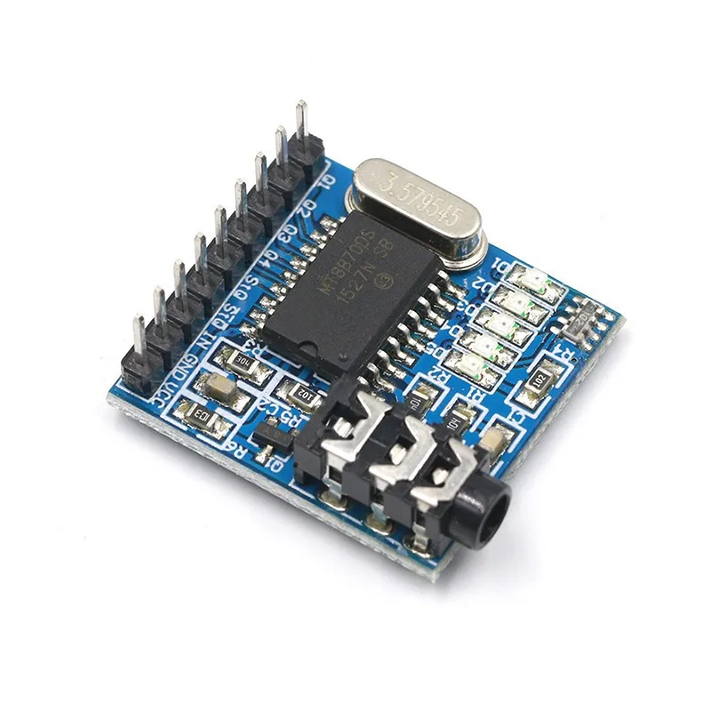 MT8870 DTMF Modulo scheda di decodifica vocale Modulo di elaborazione decodifica audio con controllo del quadrante