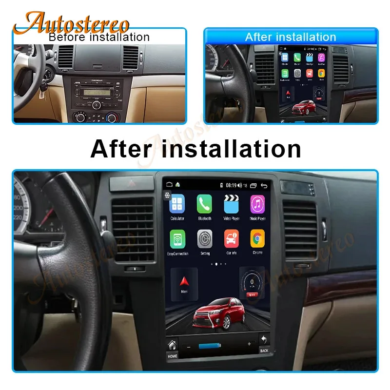 12.1 inch For Chevrolet EPICA 2006-2012 Android 13 Style Carplay Car GPS Navigation Radio Auto Stereo Multimedia Player Headunit