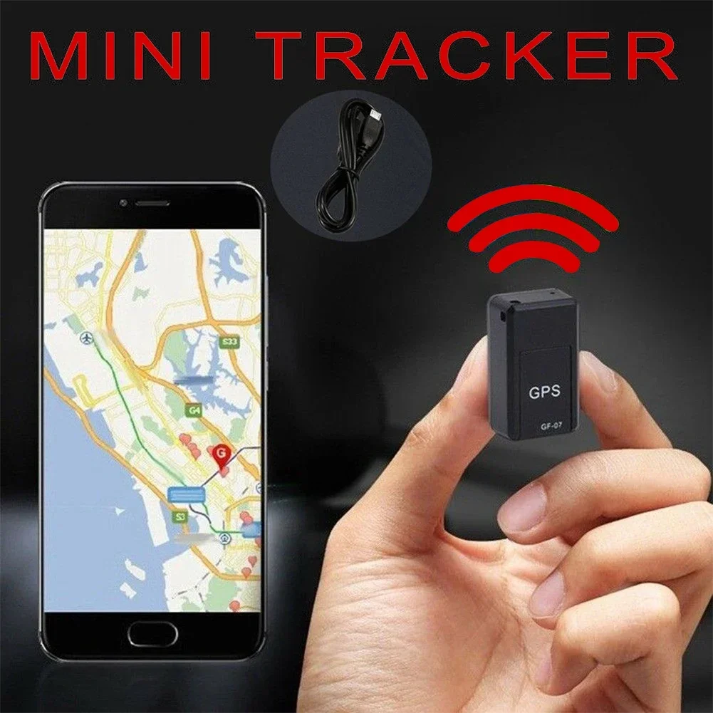 Magnetic Mini Car Tracker, GPS, Rastreamento Em Tempo Real, Localizador De Veículos, Pet Tracker, GF07