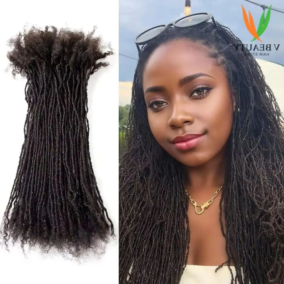 

0,2 см, 8-12 дюймов, дреды ручной работы, человеческие волосы, мини-косы, постоянные наращивания микро-локонов