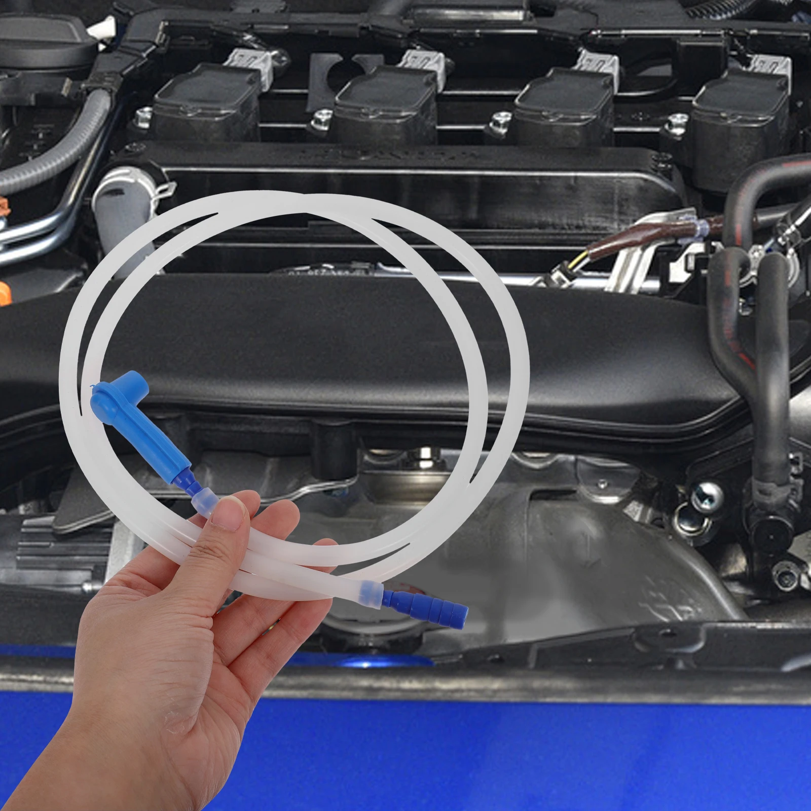 

Replacement Brake Hose Kit for Car Motorcycle Fluid Bleeding Tool with Lockable Connector