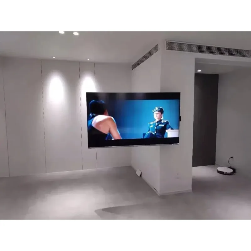 32-85inch motorized Electric swing arm Full motion TV wall mount smart remote control swivel arms TV wall bracket