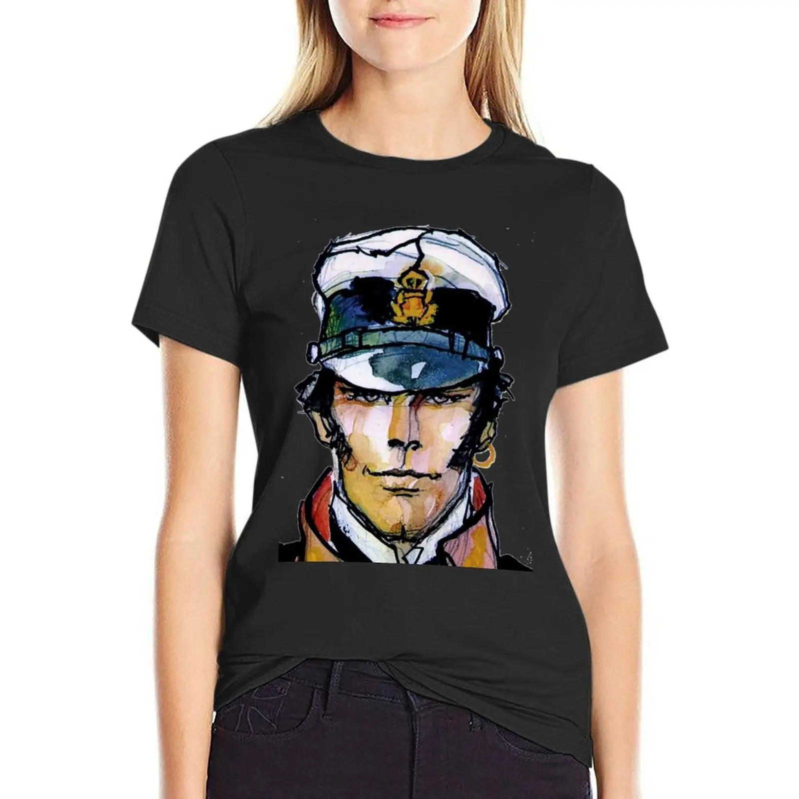 Copy of corto maltese T-Shirt korean fashion tops t-shirts for Women graphic tees funny