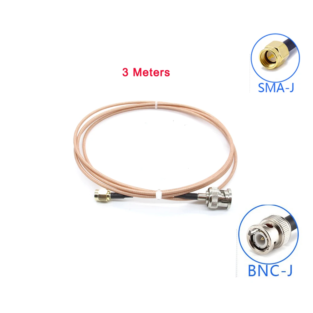 Boucle d'Antenne SDR Câble avec SMA-J Mâle 3.5mm Mâle BNC-J Mâle 3 Mètres Vente D'usine