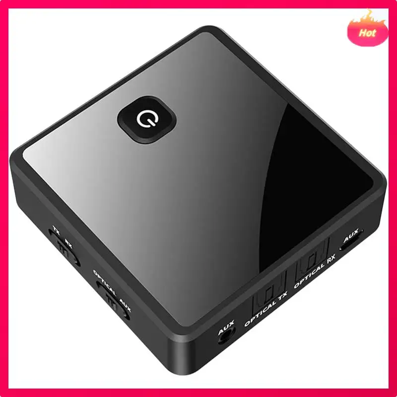 Bluetooth 5.0 Transmitter Receiver Wireless Transmitter Receiver TV Speaker 3.5Mm AUX Optical Adapter Audio For TV Car