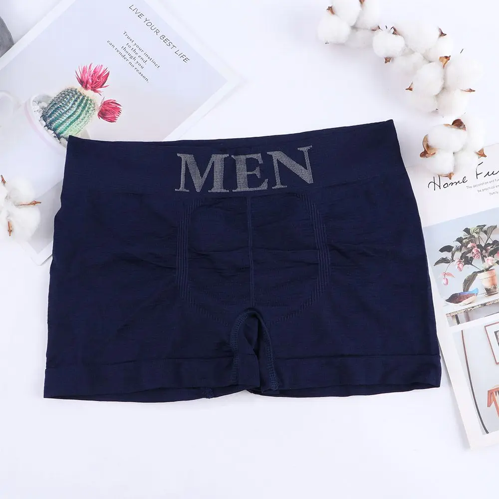 Men\'s Panties Plus Size Underwear Boxers Breathable Man Boxer Underpants Comfortable Male Brand Shorts Black Blue Underwear