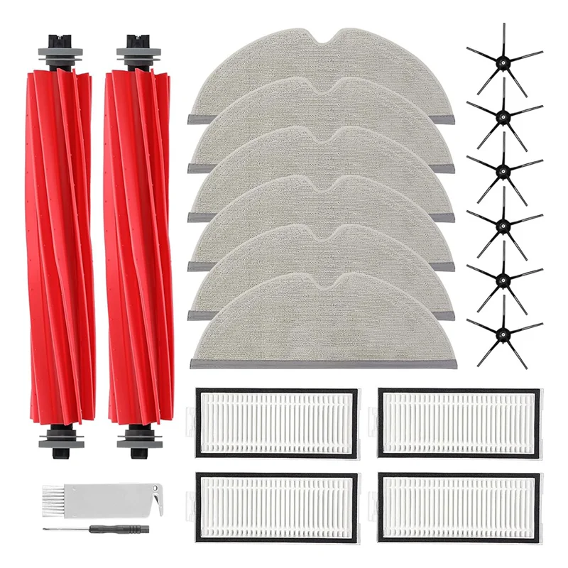 

INLIG-Accessories Kit Replacement Compatible For Roborock Q7 / Q7+ / Q7 Max / Q7 Max+ Robot Vacuum,Main Brush,Mop Cloth Pads