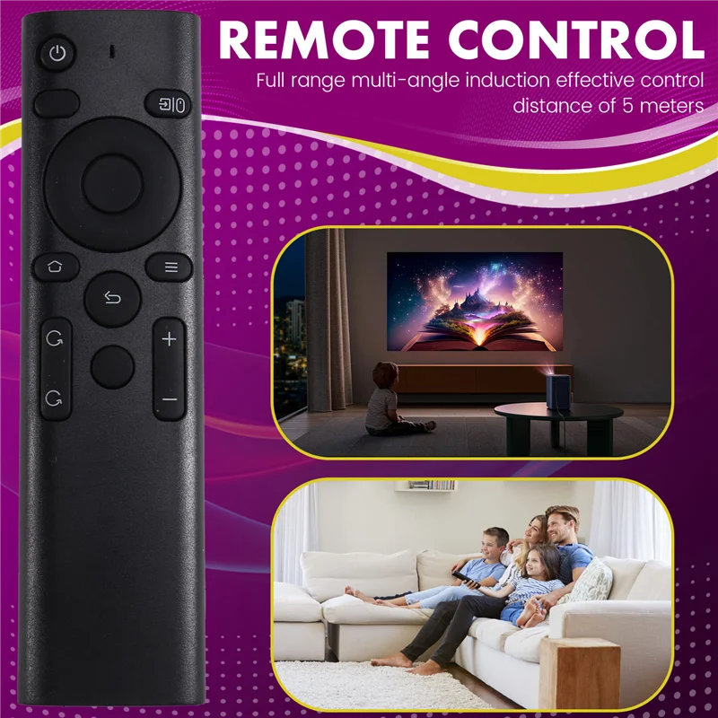 ABKQ-جهاز تحكم عن بعد ذكي لجهاز عرض WANBO التكيف T2 ماكس لجهاز عرض WANBO التكيف T2 مجاني