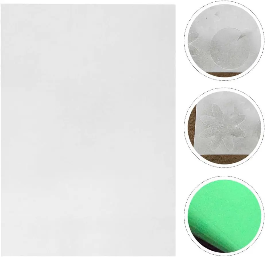 5Pcs Luminous Shrink Plastic Sheet Shrink Paper Kit Shrink Art Sheets Shrinky Film Sheets Kit for DIY Creative Craft Making
