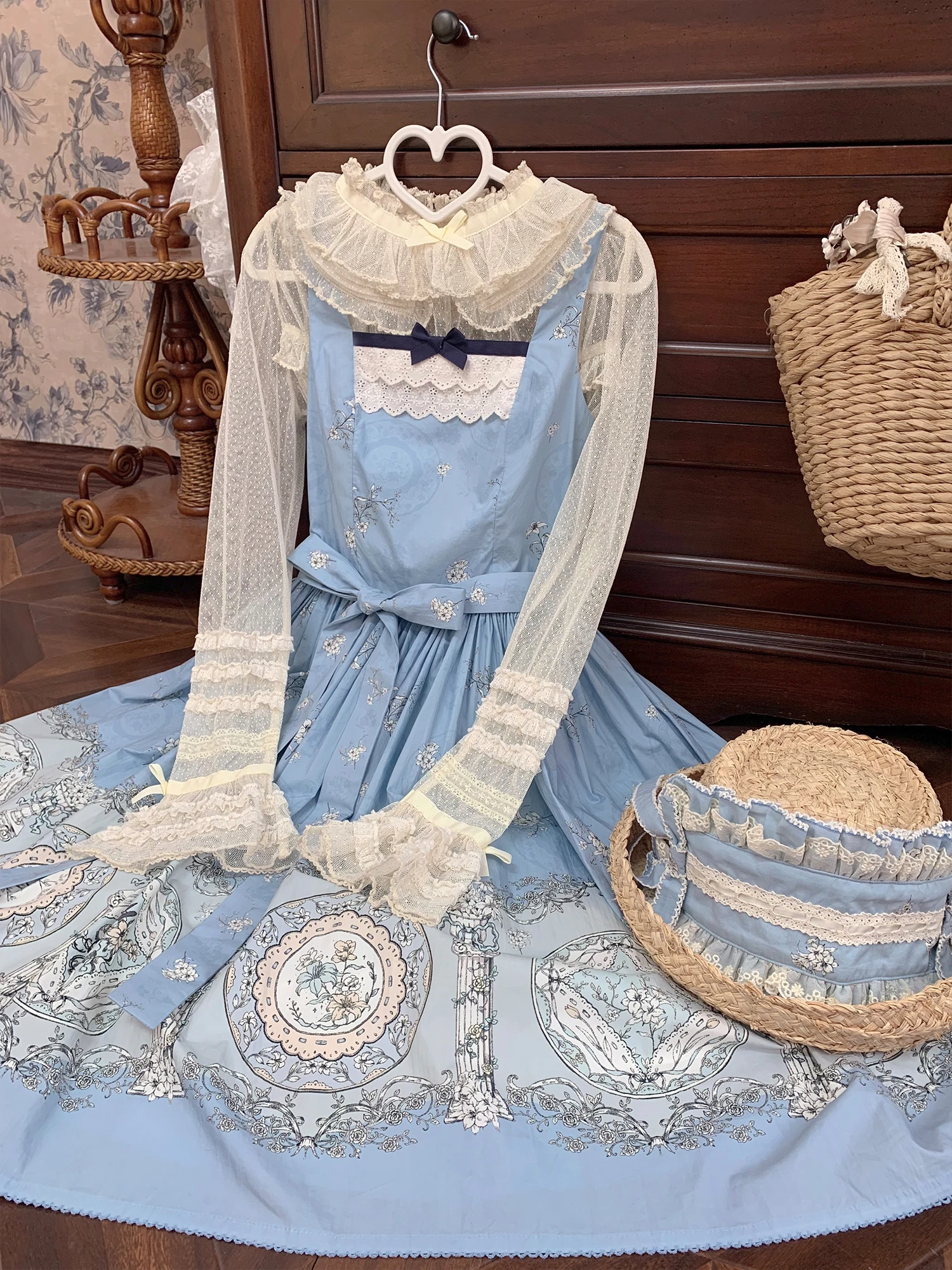 

2026 NEW Classic Lolita JSK Printed Dress by Dream Whale Performance costume