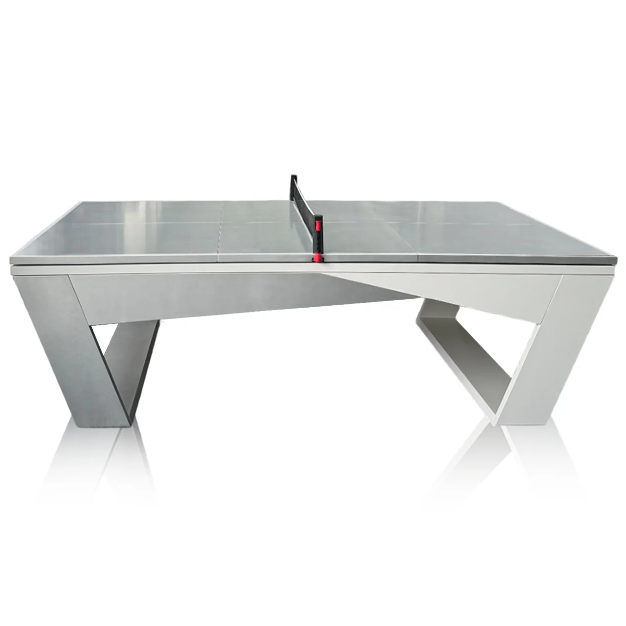 Table de billard 7, 8 ou 9 pieds avec plateau de salle à manger et tennis de table 3-en-1 avec banc 