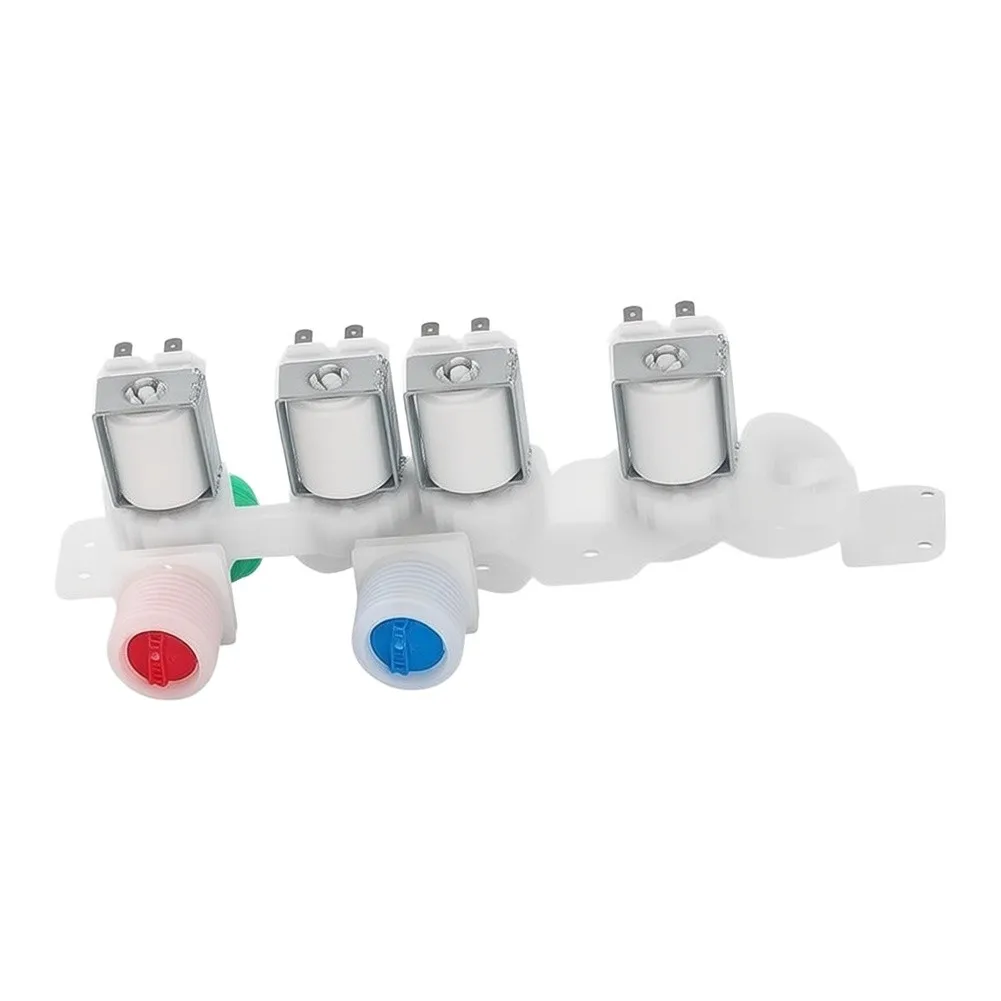 DC97-15459Q Water Inlet Valve ABS Metal 4 Coil For Samsung Washing Machine WA51A5505ACUS Leak Repair Home Appliance Parts