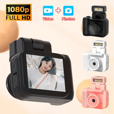 Y4000 레트로 미니 카메라 스크린 플래시 램프 HD 1080P 휴대용 빈티지 소형 어린이용 캠 초소형 포켓 DV 비디오 레코더 Y4000 레트로 미니 카메라 스크린 플래시 램프 HD 1080P 휴대용 빈티지 소형 어린이용 캠 초소형 포켓 DV 비디오 레코더