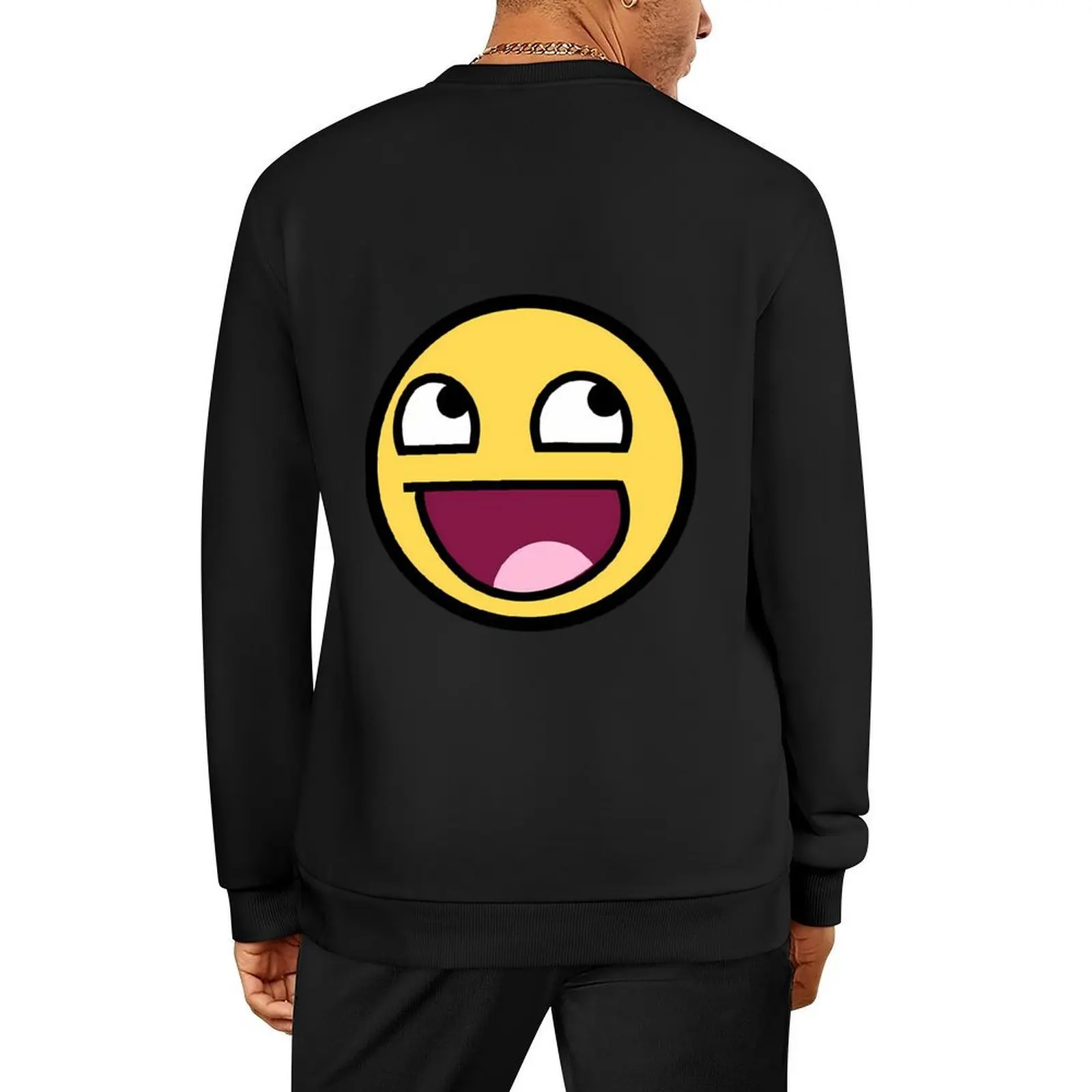

Awesome Face Epic Smiley Pullover mens designer clothes anime clothing men's sweat-shirt men's clothes sweatshirts men