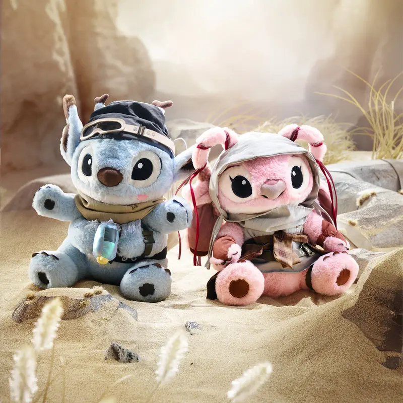 Llavero de peluche Disney Stitch Angel Scrump, bonita figura de dibujos animados, amuleto para bolso, Mini juguete de peluche, regalo de cumpleaños para niños y fanáticos