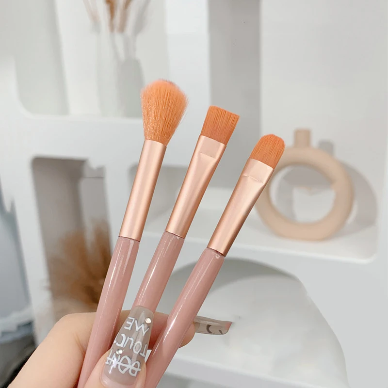 3 Sets Blush Brush Eyeshadow Brush Smudge Brush Full Set Of Convenient Makeup Tools Makeup Brush Set Universal