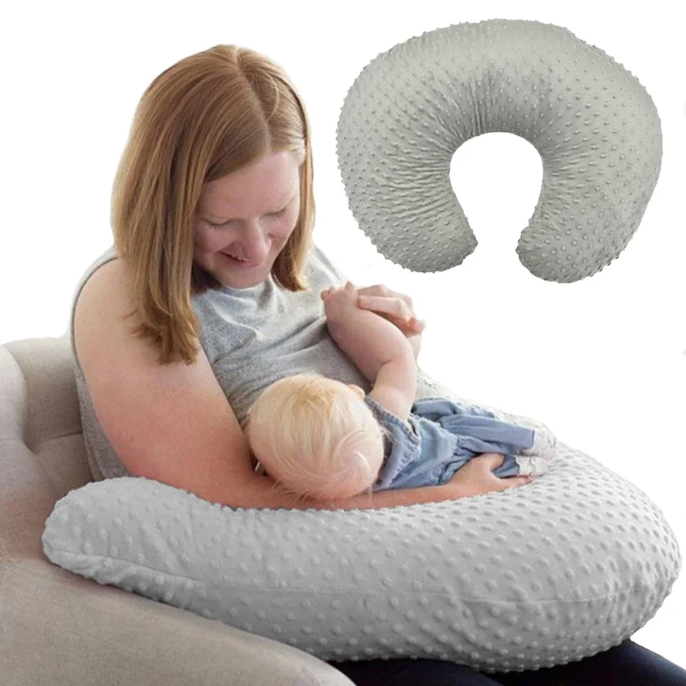 Baby Bedclothes U-shaped Nursing Pillow Pillowcase Multifunctional Breastfeeding Soft Cotton Breathe Sitting Pillowcase for Baby