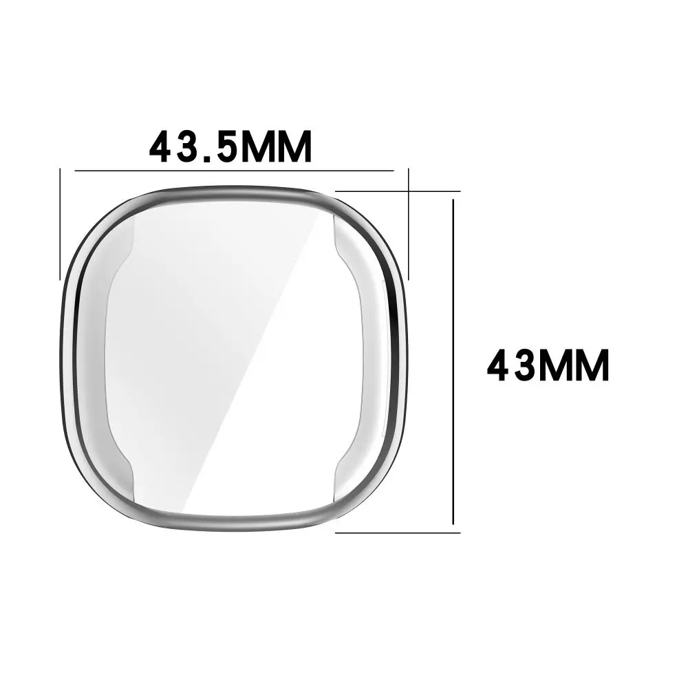 New TPU Protective Cover Full Cover Smart Watch Screen Protector Shell Accessories Case Cover for Fitbit Ace LTE