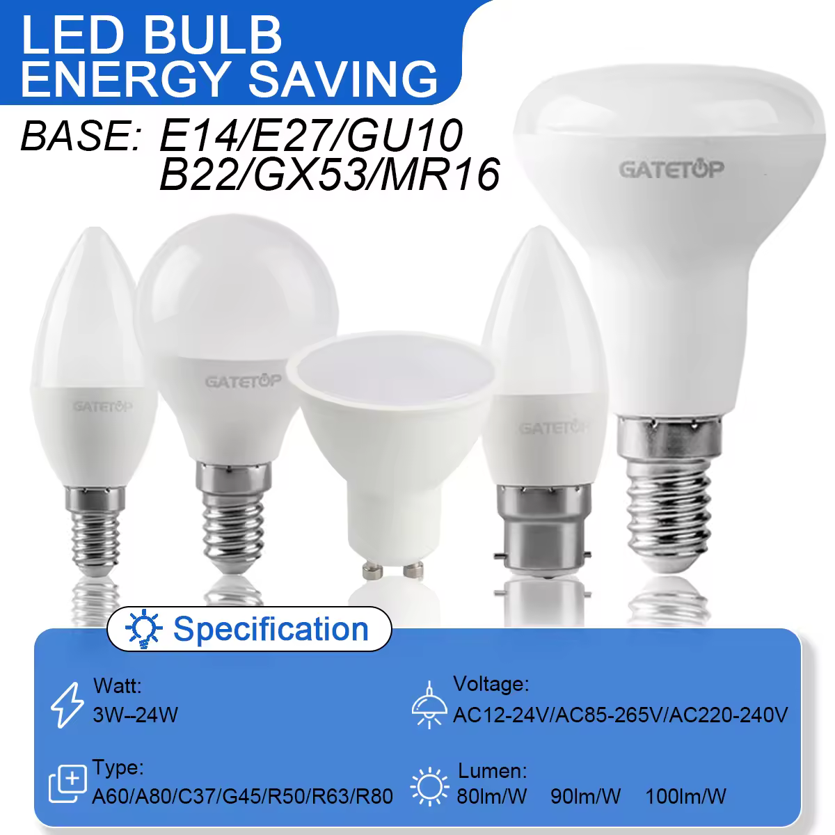 2 светодиодные лампы GU10 GX53 MR16, AC220-240V, 5 Вт, 9 Вт, 15 Вт, 24 Вт, энергосберегающие светодиодные лампы, цоколь E27 E14 B22, холодный и теплый белый свет Товары на AliExpress