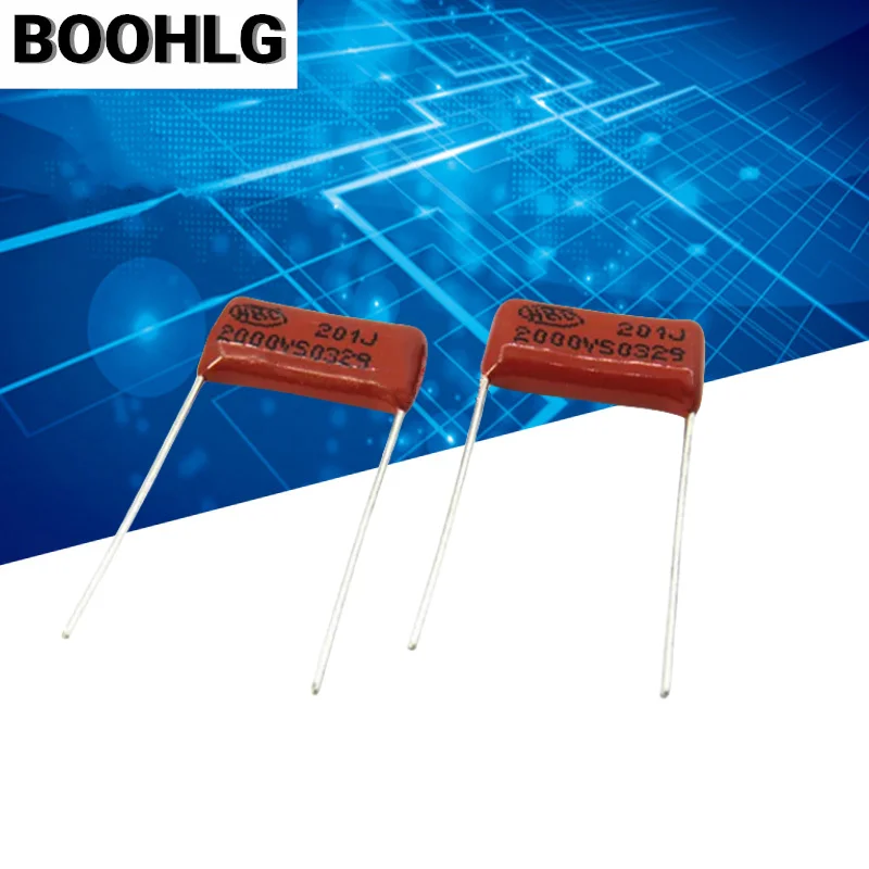 

CBB81 Polypropylene film capacitor 2KV 2000V 201J 200PF P=15mm