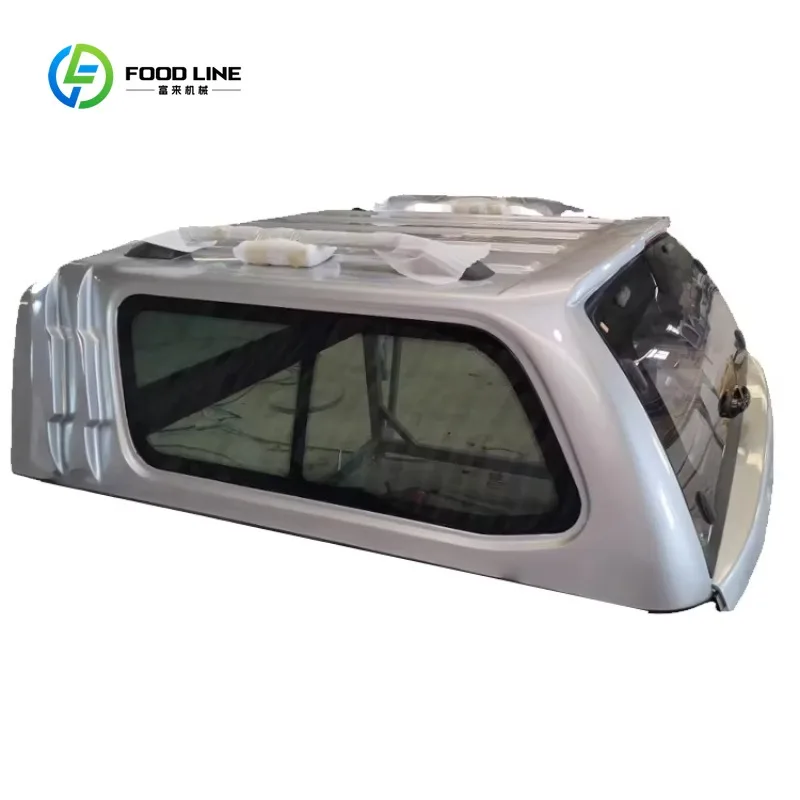 

Customized Factory Wholesale Canopy Fiberglass Hardtop Canopy with Luggage Rack with Aluminum Fixed Glass for Pickup