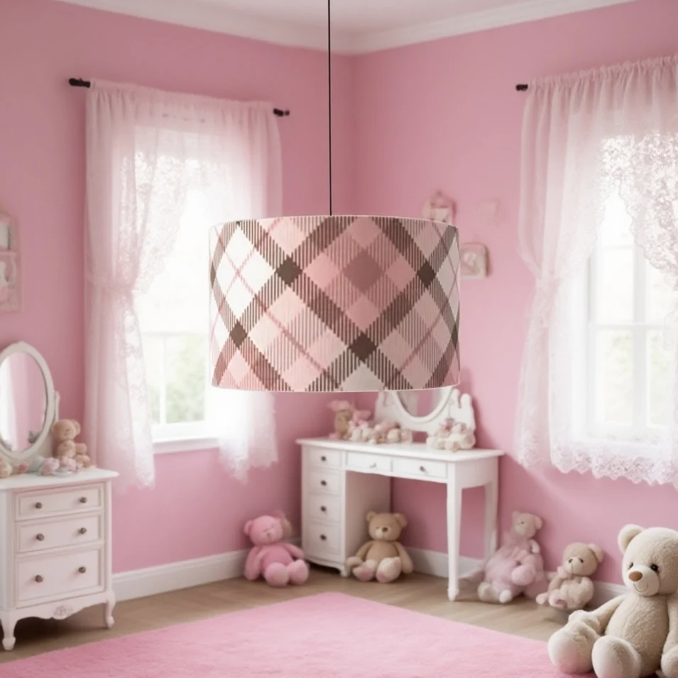 Pink And Brown Plai… - image