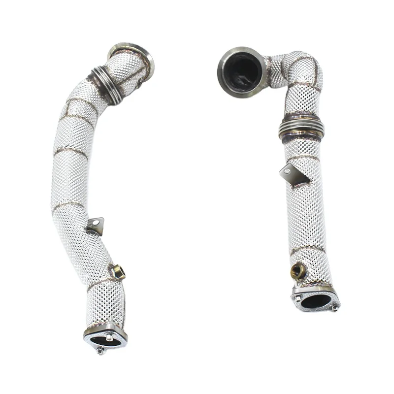 Head Section High flow Pipes Exhaust Pipes branch downpipe Exhaust Pipe with catalyst for BMW X6 E71/E72/F16 3.0T N54