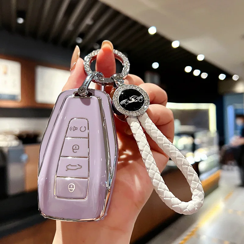 For Geely Monjaro Xingyue L 2022 2023 Car Key Case Cover Key Bag Series Accessories Styling Key Protective Case Remote Control