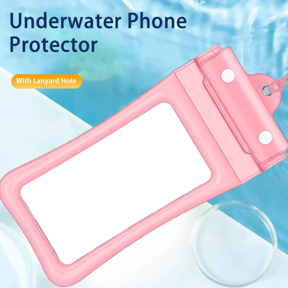 Phone Waterproof Bag Floating Phone Bag Universal Waterproof Phone Bag with Lanyard Transparent for Boating