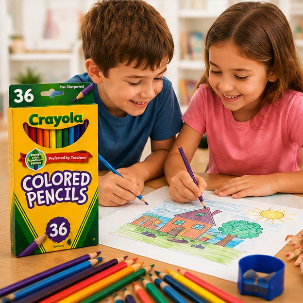 Crayola Art Supply - Crayola uitwisbare kleurpotloodset 12 24 36