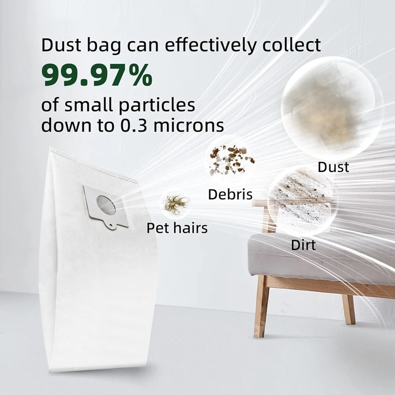 ケンモアシリーズのキャニスターバキュームバッグの交換、タイプq、c、53292、200、400、600、700、800、12ユニット