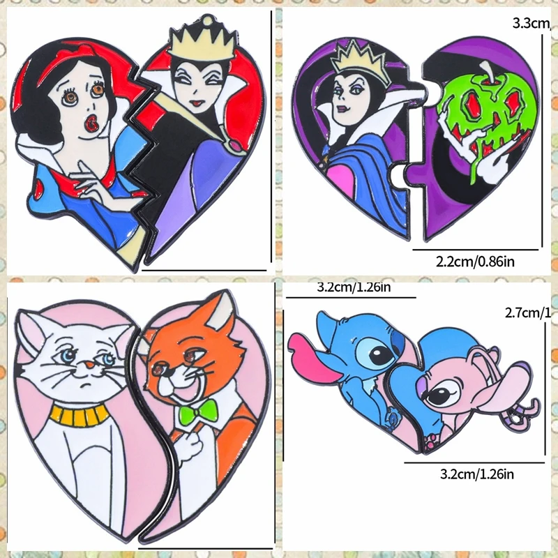 

Anime Pins metal badge Disney enamelled brooch clothing Backpack hat accessories,Holiday gifts enamel pin