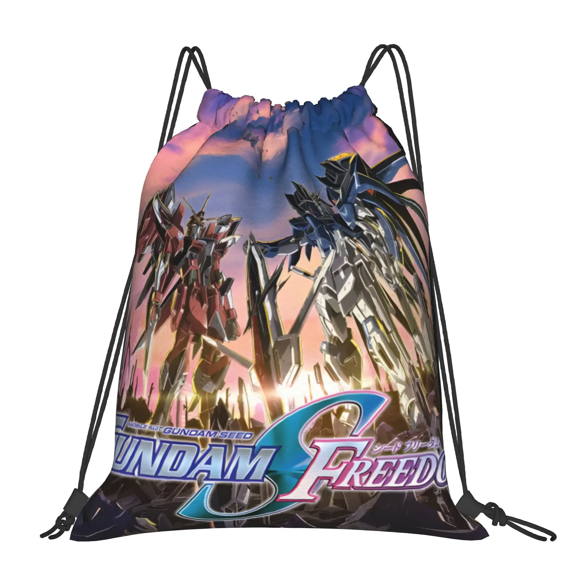 1 pc GUNDAM  Drawstring Bags Shopping Unisex Storage Bag