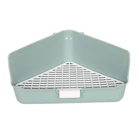 토끼 쓰레기 상자 애완 동물 쓰레기 팬 트레이너 햄스터 친칠라 흰 족제비 고슴도치 애완 동물 용품에 대한 토끼 쓰레기 상자 클리너