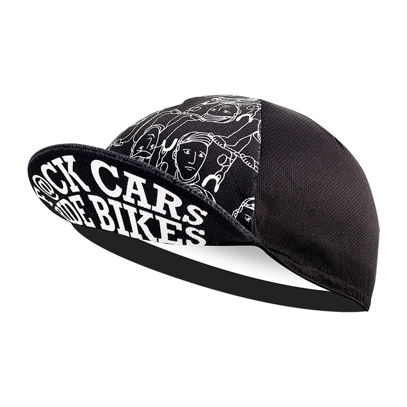 Multi Styles Black Follow Me Ride Bike New Classical Cycling Caps Unisex