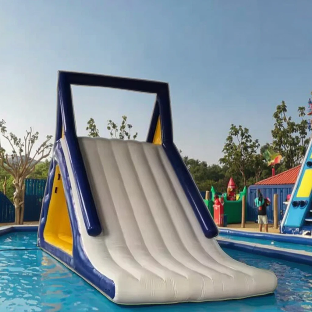 

Прочная уличная надувная плавающая горка для озера, водные игрушки, оборудование, парк, скалолазание, стена, водная плавающая игрушка